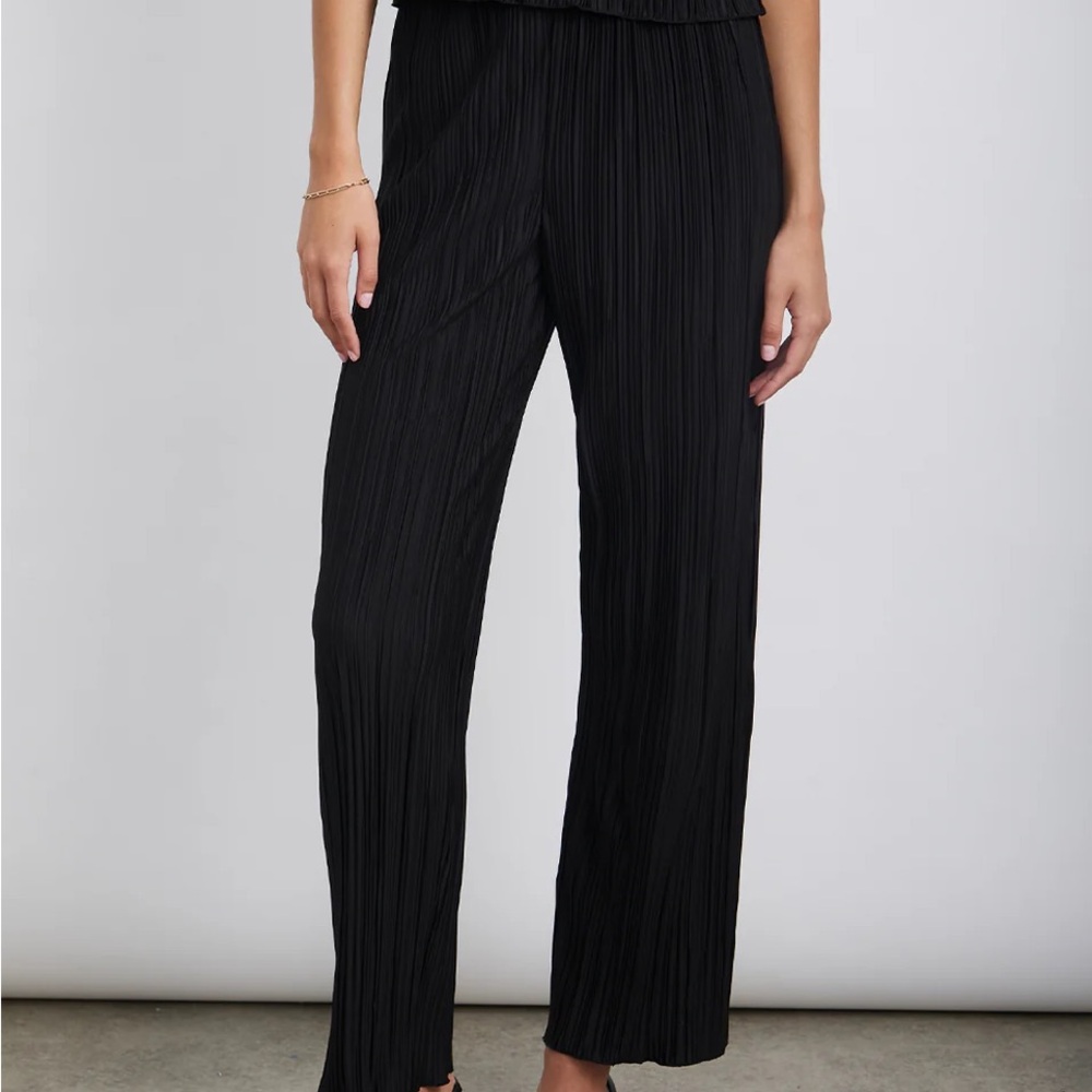 Rails Black Pleated Pants